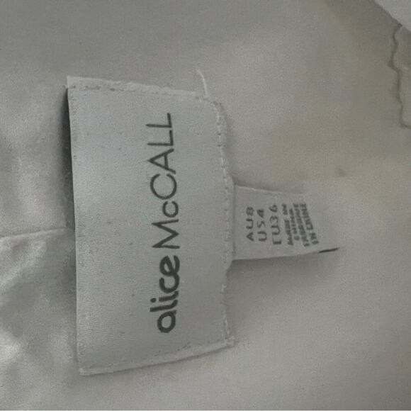 ALICE MCCALL MYSTERIA MINI POLKA DOT COCKTAIL DRESS IN PORCELAIN SZ US4‎ EU 36 - Picture 8 of 16